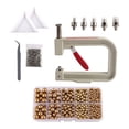 thumbnail image 4 of segolike Hand Press Pearl Setter Tool Beads Rivet Fastening Machine Rivet Studs with Tray Aureate, 4 of 9