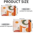 thumbnail image 4 of Monder Orange Aesthetic Pet Feeding Mat Absorbent Dog Food Mat for Floor Cat Dog Bowl Mats Rug Pet Placemats for Food Water Pets Supplies 12x18, 4 of 6