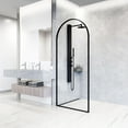 thumbnail image 6 of VIGO Arden 34 in. W x 78 in. H Framed Fixed Shower Screen Door in Matte Black with 3/8 in. (10mm) Clear Glass, 6 of 13