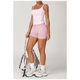 thumbnail image 4 of Pantalones cortos de entrenamiento for mujer, cintura alta, control de barriga, sin costuras, yoga, gimnasio, ciclismo, pantalones cortos activos, 4 of 7