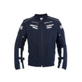 thumbnail image 1 of Chamarra motociclista hombre protectores reflejante impermeable WORKLAND 1985 azul 3XL WKL 1985AZULMARINO, 1 of 8