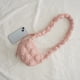 thumbnail image 4 of Bolso de nube para mujer Bolso de mano de color sólido de moda de nailon acolchado informal (rosa claro), 4 of 9