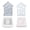 2, variant on Yihuala Love House Resin 3D Gypsum Holder Heart House Concrete Set for Bedroom Decorations