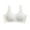White, variant on Padded T Shirt Bra Training Bras for Girls Seamless Cami Bralettes Cropped Sports Soft Stretchy Underwear Vests Khaki One Size