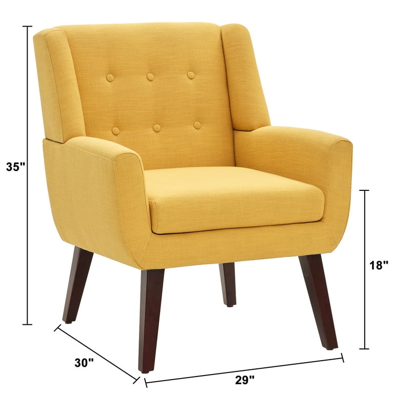 HUIMO Accent Chair Button Tufted Upholstered Living Room Chairs