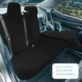 thumbnail image 5 of For 2014-2019 Toyota Corolla S,SE,LE (NOT FIT XSE) FH Group Ultraflex  Neoprene Custom Fit Car Seat Covers - Black Full Set, 5 of 5
