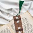 thumbnail image 6 of Kdxio Coffee Cafe Cup Print Metal Tassel Bookmarks,Perfect Gift for Art Lovers and Bookworms Metal Bookmarks for Women, 6 of 8