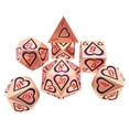 thumbnail image 2 of Dados poliédricos en apariencia de D8 D10 D12 D20 para DND RPG Game 7Pcs - 8 Estilo 8 CUTICAT Juego de dados poliédricos, 2 of 8