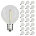 thumbnail image 2 of Novelty Lights 1W Warm White G50 LED Globe Light Bulbs, 25-Pack, 2 of 10