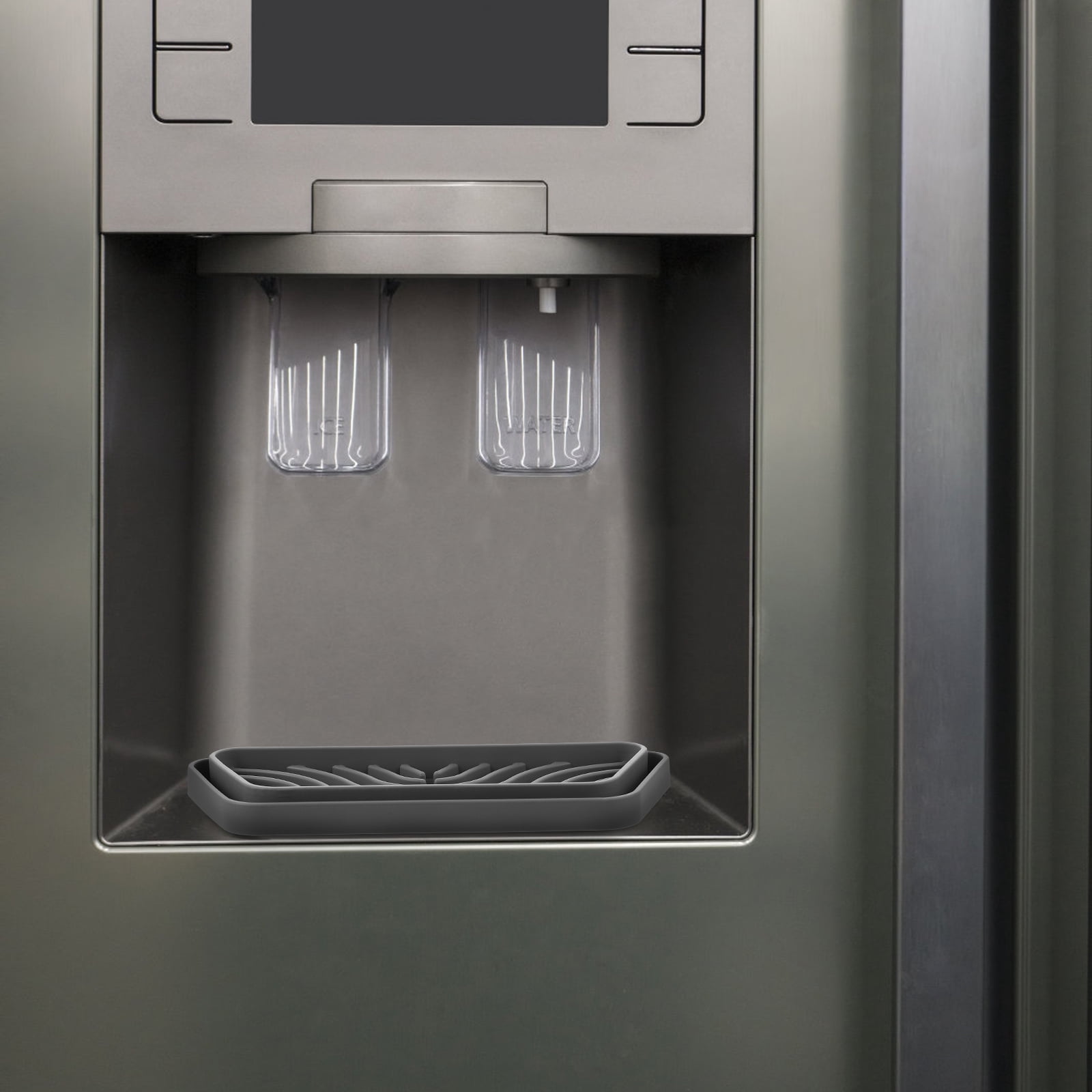 WORGEOUS 4-Pack Refrigerator Drip , Leak-Proof Dispenser Catch Trays, Leak Catcher Accessories