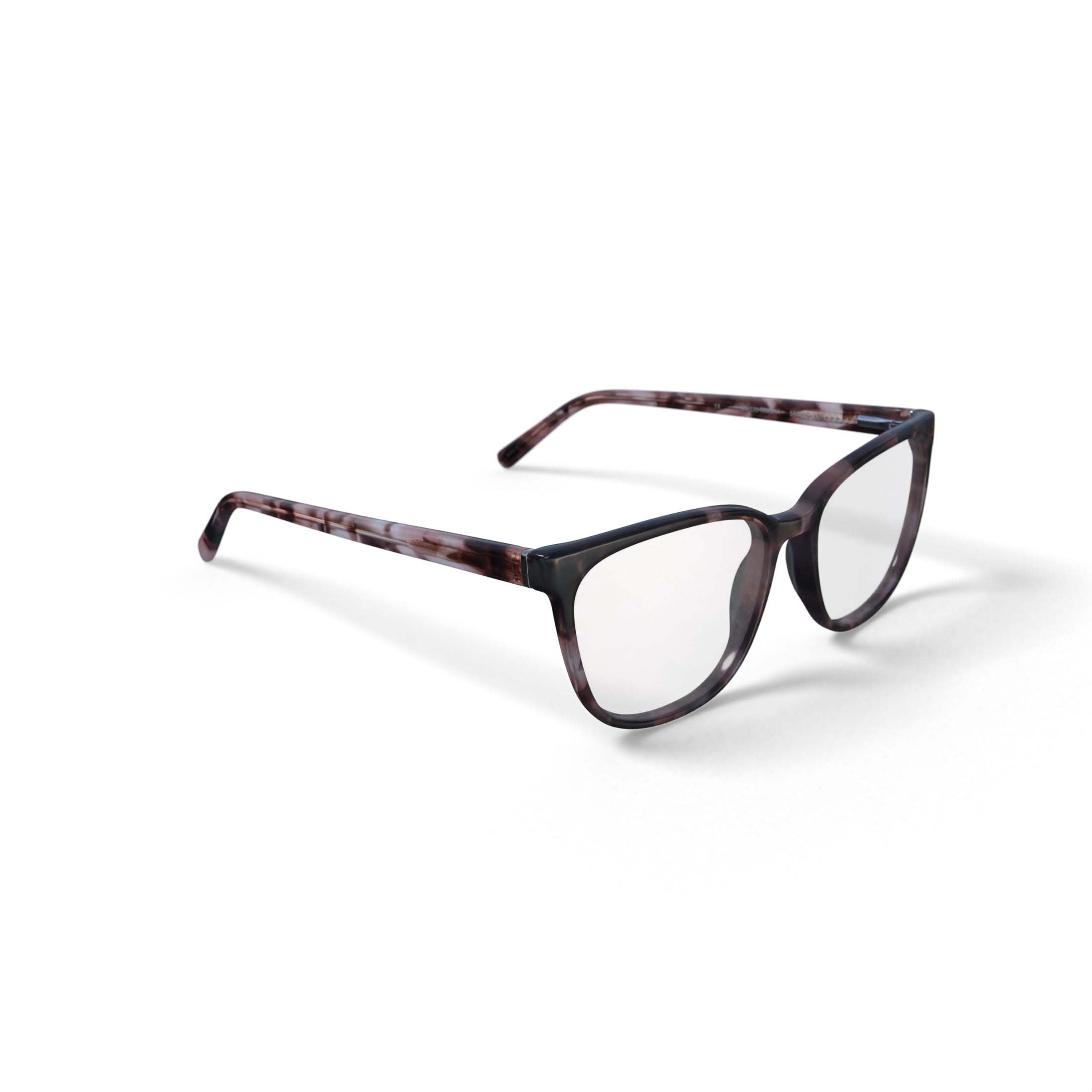 Walmart Women's Trisha Square Prescription Eyeglasses with Case, Brown Tortoise