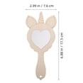thumbnail image 4 of 1 Set Unicorn Mirror Craft Set Wooden Diy Painting Canvas For Children's Art Projects, 4 of 8
