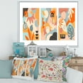 thumbnail image 2 of Designart 'Compostion Minimalistic of Organic Shapes VII' Modern Framed Canvas Wall Art Print, 2 of 5