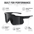 thumbnail image 5 of WORLUX Sports Half Frame UV400 Impact Resistant Cycling Sunglasses, 5 of 9