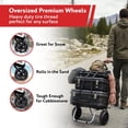 thumbnail image 6 of Bigger Trolley Dolly MM - Heavy Duty Utility Cart with Foldable Frame, 200 lbs Capacity, Black Steel Hand Truck for Garden, Moving, and Storage, 6 of 8