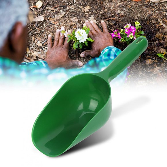 Eddwiin Pelle Pelle en Plastique de Jardin Pelle de terreau d'empotage, Meilleur Outil à Main de truelle de Jardin en Vrac, Pelle de Jardinage pour Creuser, Pelle d'alimentation en Engrais