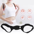 thumbnail image 2 of Tightness Adjustable Corrector Brace, Correction Belt, Black 3 Sizes For Prevent Spinal Curvature Prevent Hunchback Black M, 2 of 8