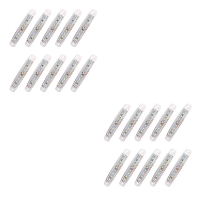 Luz indicadora Riwesomey 10X lámpara lateral Blanco 2piezas