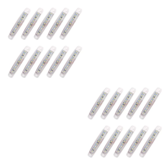 Speravity 10X Luz indicadora Lámpara lateral Suministros para automóviles Instalación práctica Mantenga la comodidad segura Accesorios Blanco 2piezas