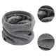 thumbnail image 5 of Polaina de cuello de invierno a prueba de viento para correr, senderismo, ciclismo y motociclismo. Gris, 5 of 8