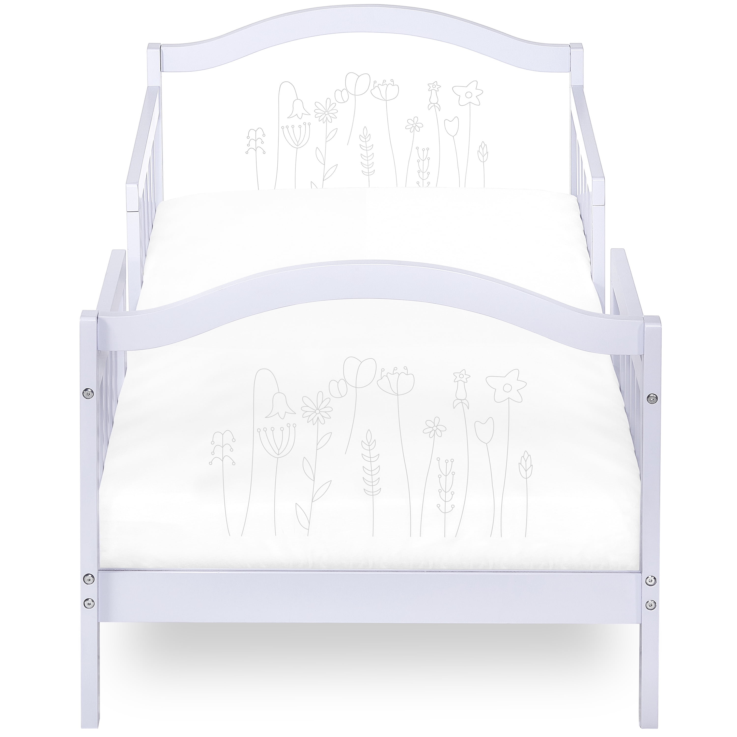 Dream On Me Rosie Toddler Bed In Lavender Ice