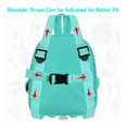 thumbnail image 5 of Mochila De Seguridad Para Niños+cuerda Antipérdida Verde, 5 of 5