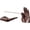 Brown, variant on Tesyar 2-Piece Resin Hand Incense Holder Set, Sculptural Stick Holder & Palm Ash Tray, Modern Tabletop Home Decor (Brown)
