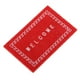 thumbnail image 1 of Alfombra de Bienvenida Alfombra de Puerta Delantera Alfombra de Piso para Accesorios de de 1/ rojo, tal se describe Hugo Estera de la casa de muñecas, 1 of 4