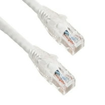 SANOXY Cables and Adapters; 5ft Cat6 550 MHz UTP Ethernet Network Patch Cable with Clear Snagless Boot, White