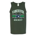 thumbnail image 2 of Wild Bobby City of Vancouver Hockey Fantasy Fan Sports Men's Tank Top, Forest Green, XX-Large, 2 of 5