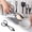 Black, variant on CSSJKYJ Stainless Steel Scissor Tongs for Food Serving and Grilling Stainless Steel Multifunctional Towel Clamp for Kitchen and Outdoor(1PC,Colorful)