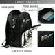 thumbnail image 4 of Balery Black And White Rose Mochila con carga USB para hombre y mujer - Mochila impermeable y antirrobo para portátil con puerto USB para viajes, trabajo, estudios y universidad, 4 of 7