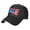 black, variant on 250th Anniversary Sandwich Brim USA Hat with Freedom , Adjustable Baseball Cap for Men Women, Polyester, Fits 22-23" Head - black