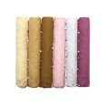thumbnail image 4 of Lepsheexh Womens Scarf Breathable Bali Yarn Solid Head Wrap Shawl Scarf With Colorful Pearls Sewn On Both Sides, 4 of 5