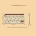 thumbnail image 4 of Teclado Inalámbrico Bluetooth de 87 Teclas, Miniteclado Silencioso de Modos para Ordenador Portátil, Tableta de Escritorio, 4 of 5