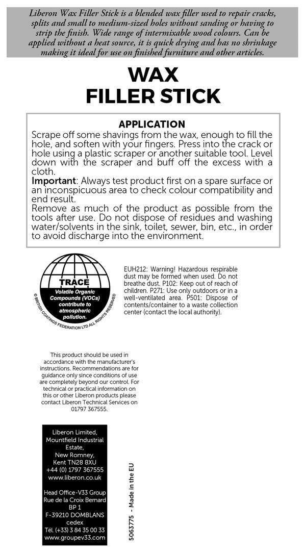 Liberon: Wax Filler Stick - Ebony