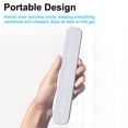 thumbnail image 3 of TechMatte Carrying Case Compatible with Apple Pencil 1st and 2nd Generation and Accessories-White with Blue Inner Liner, 3 of 6