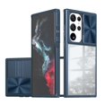 thumbnail image 1 of for Samsung S23 Ultra Case, Shockproof Rugged Samsung Galaxy S23 Ultra Phone Case, with Sliding Camera Cover, Drop Protection Crystal Clear Back Case Clear for Galaxy S23 Ultra, Navyblue, 1 of 6