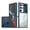 Navyblue, variant on for Samsung Galaxy S25 Ultra Case, Stylish Slim Crystal Clear PC Back + TPU Silicone Case with Sliding Camera Cover Anti-fingerprint Shockproof Phone Cases for Samsung Galaxy S25 Ultra, Black