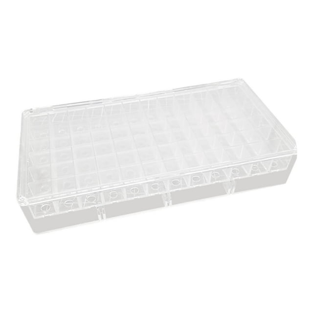Milaget 1/64 Model Car Wheel Storage Box Transparent for Kids Adults Collectors Boys 36 grid