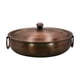 thumbnail image 5 of Olla de cobre para calentar fideos gruesos hecha a mano, olla para sopa con tapa C, 5 of 9