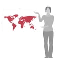 thumbnail image 2 of World Map Wall Art Earth Atlas Decal Sticker, 2 of 4