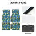 thumbnail image 4 of Fotbe Rubber Duck Juego de 4 Tapetes para Auto con Estampado – Alfombrillas de Goma Reforzada, Diseño Antideslizante, Protección para Todo el Año – Vehículos, Autos, Camionetas y SUVs, 4 of 7