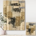 thumbnail image 3 of Designart 'Abstract Glam Cream Dream II' Modern & Contemporary Print on Natural Pine Wood, 3 of 3
