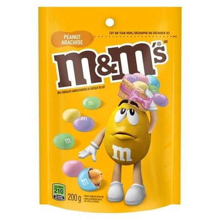 M&M'S, Easter Spring Pastels Peanut Milk Chocolate Candy, Sharing Bag ...