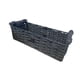 thumbnail image 4 of Cesta de almacenamiento, cesta decorativa para estante, cesta tejida a mano, contenedor, armario, organizador, contenedor Negro, 4 of 9