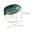 thumbnail image 2 of UPGRATOR Soap Drain Dish Color Verde Oscuro Con Soporte De Hierro Para Práctico Y, 2 of 8