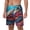 White, variant on Colorful Ocean Sea Turtle pattern Mens Swim Trunks with Compression Liner Stretch Beach Shorts Quick Dry with Zipper Pockets No-Chafing Board Shorts-Large