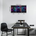 thumbnail image 4 of Hieng Gamer Canvas Wall Art for Living Room Game Controller Picture Wall Decor Gaming Gifts Bathroom Office Wall Art Gamepad Artwork Posters Green Wall Painting, 4 of 6