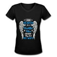 thumbnail image 4 of Teecentury Unisex I Know Heaven Is A Beautiful Place Because They Have My Wife Shirt Next Level - Unisex Fitted Tee Women'S V Neck T Shirts Black Large, 4 of 5